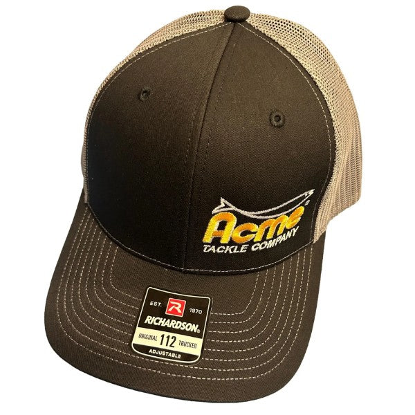 Acme Richardson Snapback With Embroidered Logo Hat Black/Grey