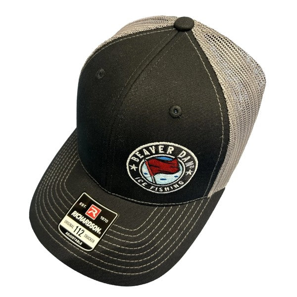 Beaver Dam Richardson Snapback Hat With Embroidered Logo Black/Grey
