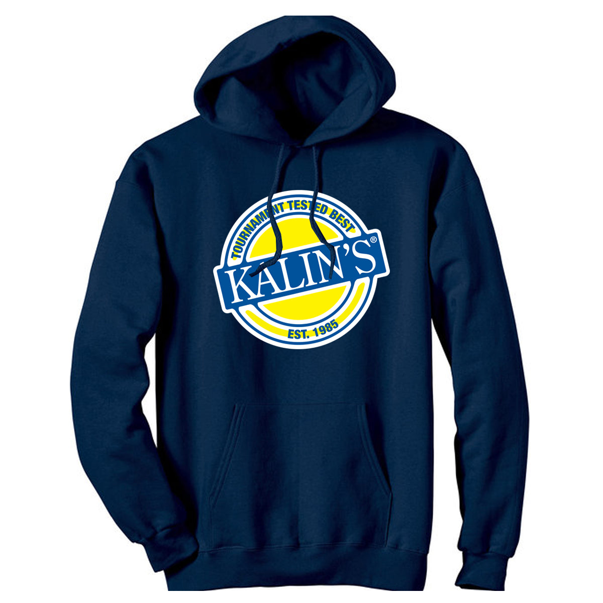 Kalin's Navy Blue Hooded Sweatshirt