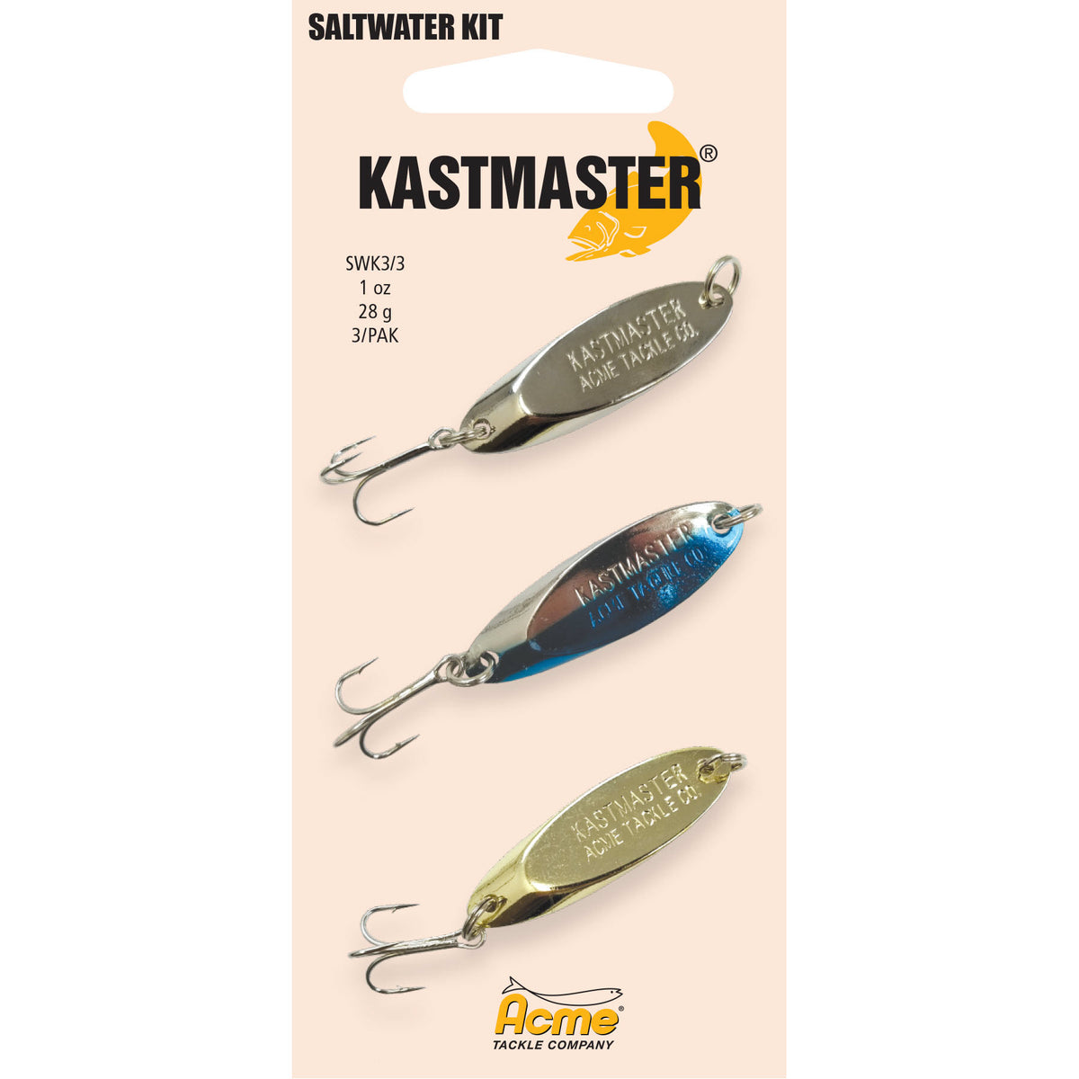 Acme Tackle - Kastmaster 3-Pak 1/8 Oz