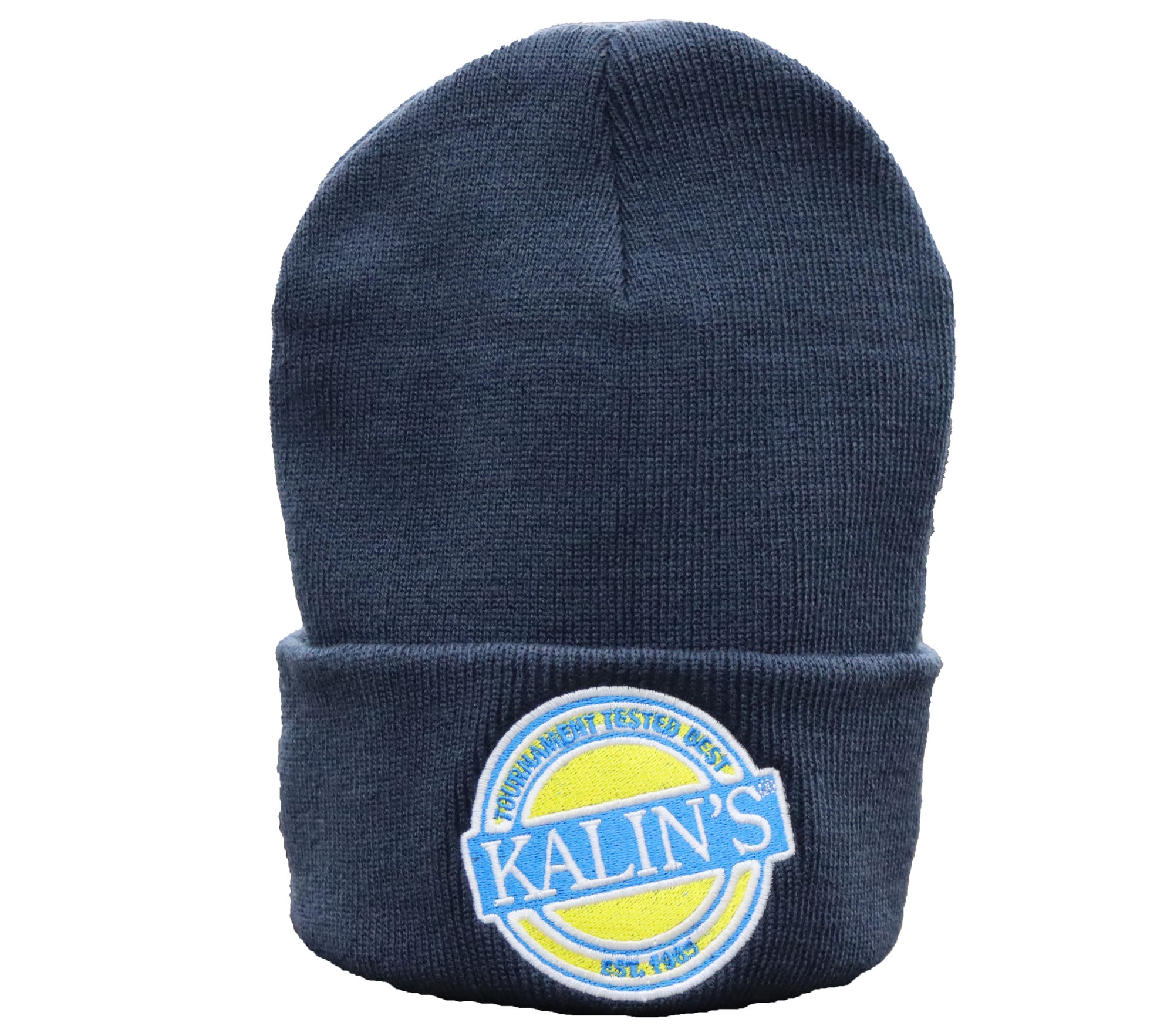 Kalin's Navy Fleece Lined Knit Cap