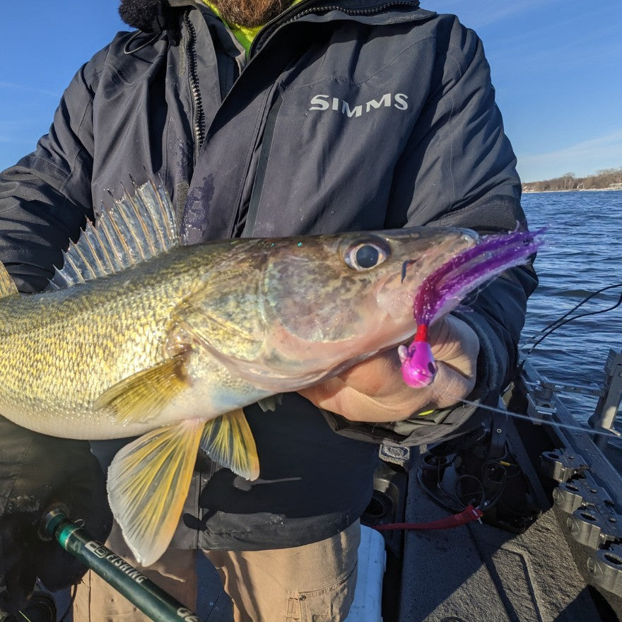 Kalin's Google Eye Hair Jig With Stinger Hook - Walleye Lures