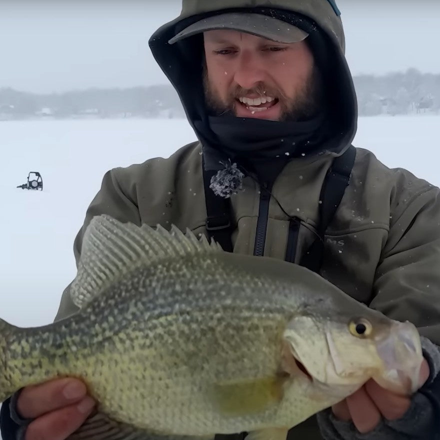 Let's Catch TONS Of Crappies With Tom Boley - Ice Fishing Crappies