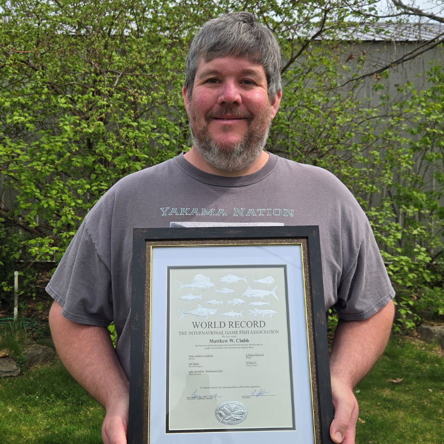 World Record Trout - Acme Tackle's Little Cleo Lure