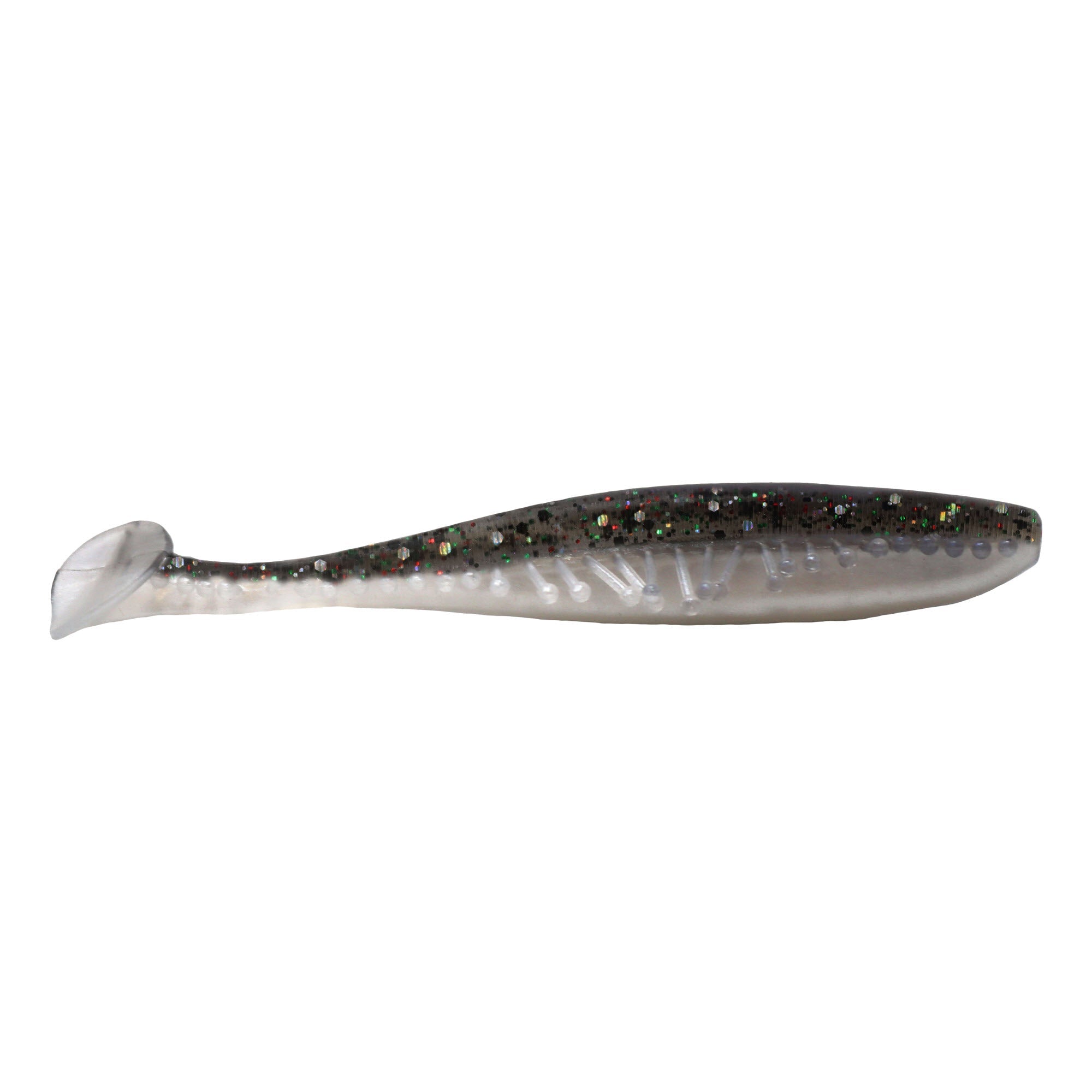 Kalin's Tickle Tail Swim Bait Electric Blue Chartreuse Tail; 3.8 in.