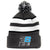 2B Ice Pom-Pom Cuff Beanie