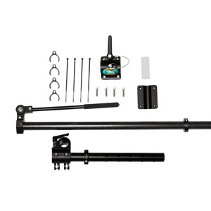 60in Pole, Tilt Handle, Base & Rail Bottom