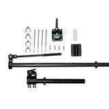 72in Pole, Tilt Handle, Base & Rail Bottom - #360-7284