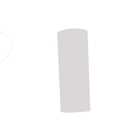 Hard Polyethylene Tube, Semi-Clear WHT, 7/8IDx1 OD
