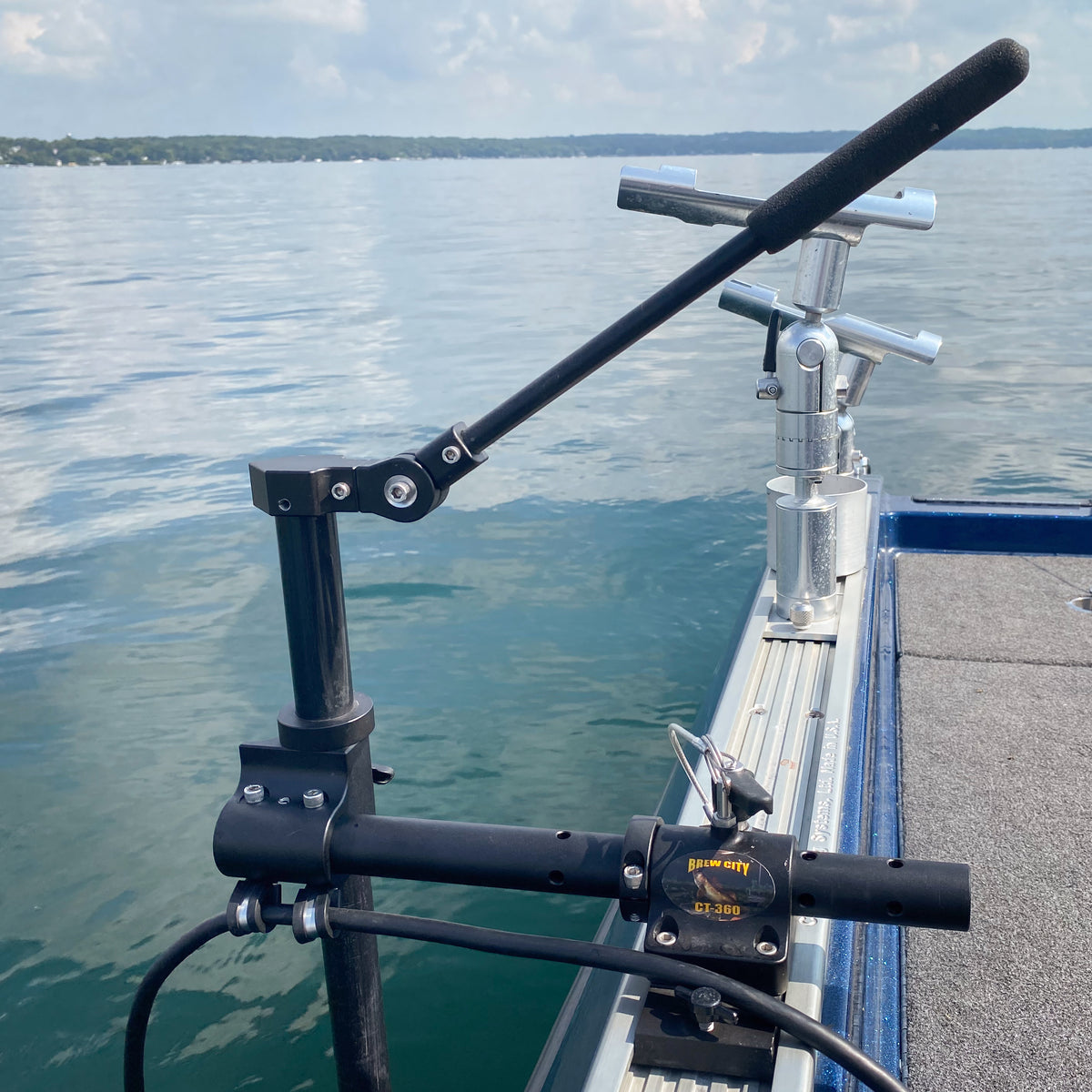 60in Pole, Tilt Handle, Base & 3x5.5 Track Insert - #360-1186