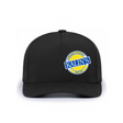 Black perforated hat with a blue and yellow Kalin's logo on the front