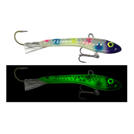 acme fishing lure company Tackle Hyper-Rattle Jigging Lure, Fire Tiger, 2" : Sports & Outdoors and catches fish from pan Trout Lure Multi Pack 1/4