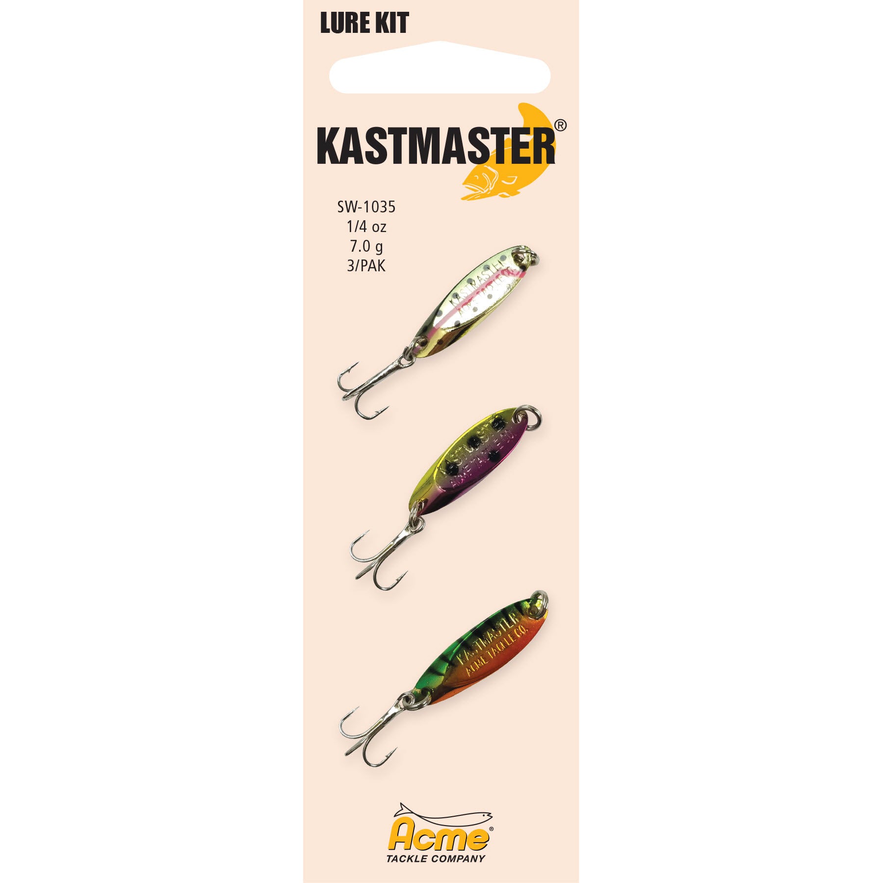 Acme Tackle - Kastmaster 3-Pak 1/8 Oz - Acme Tackle Company