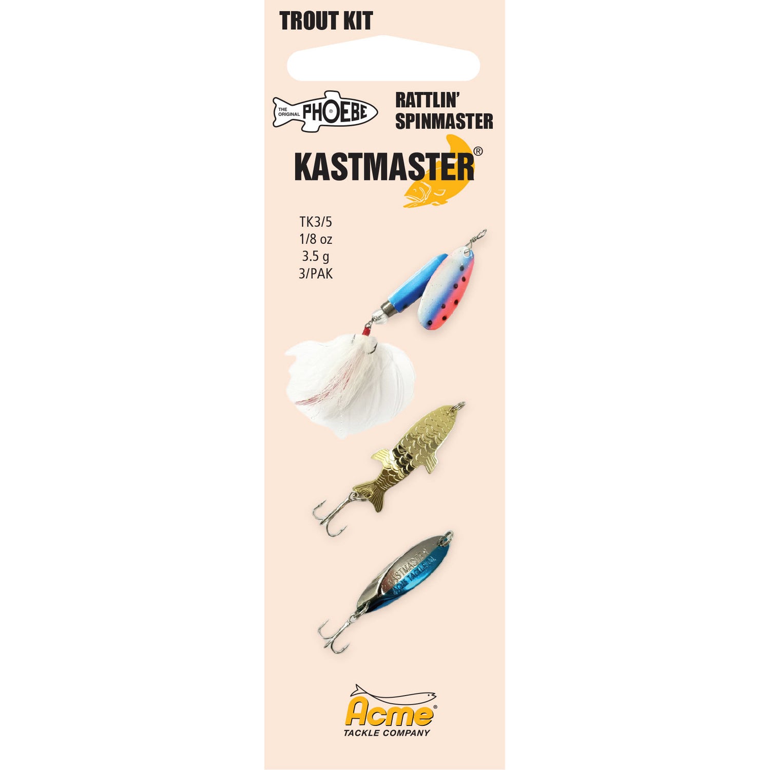 Acme 1/8 oz Trout Lure Kit Acme 1/8 oz Trout Lure Kit