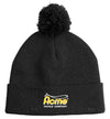 Acme Pom Beanie Cap With Patch