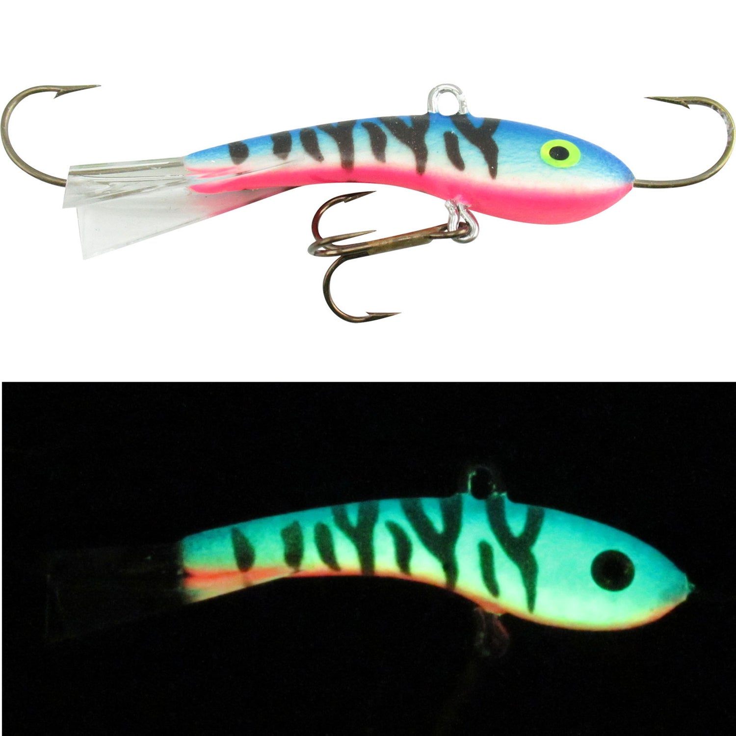 Moonshine Lures Fat Bottom Shiver Minnow #2.5 / Blue Clown Moonshine Lures Fat Bottom Shiver Minnow #2.5 / Blue Clown