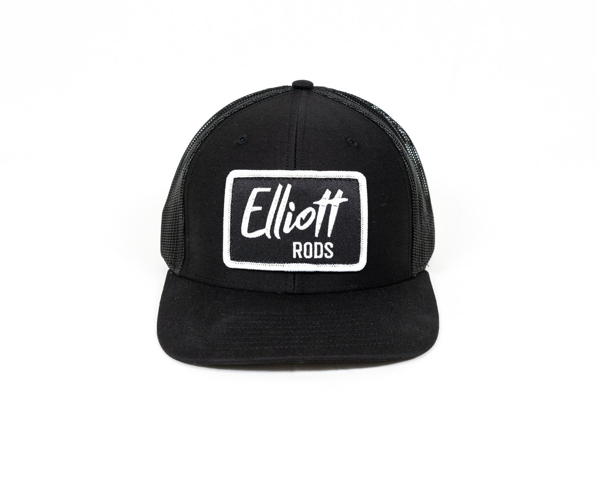 Black Elliott Badge Trucker Hat