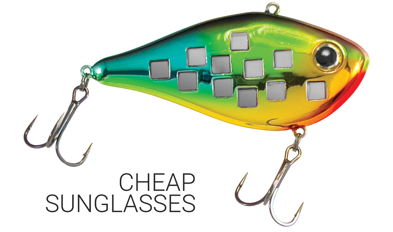 fish nut super flash mylar lures Reef Runner THE Flash Shad Crankbait 1/2OZ / Chp SUNGLASSES