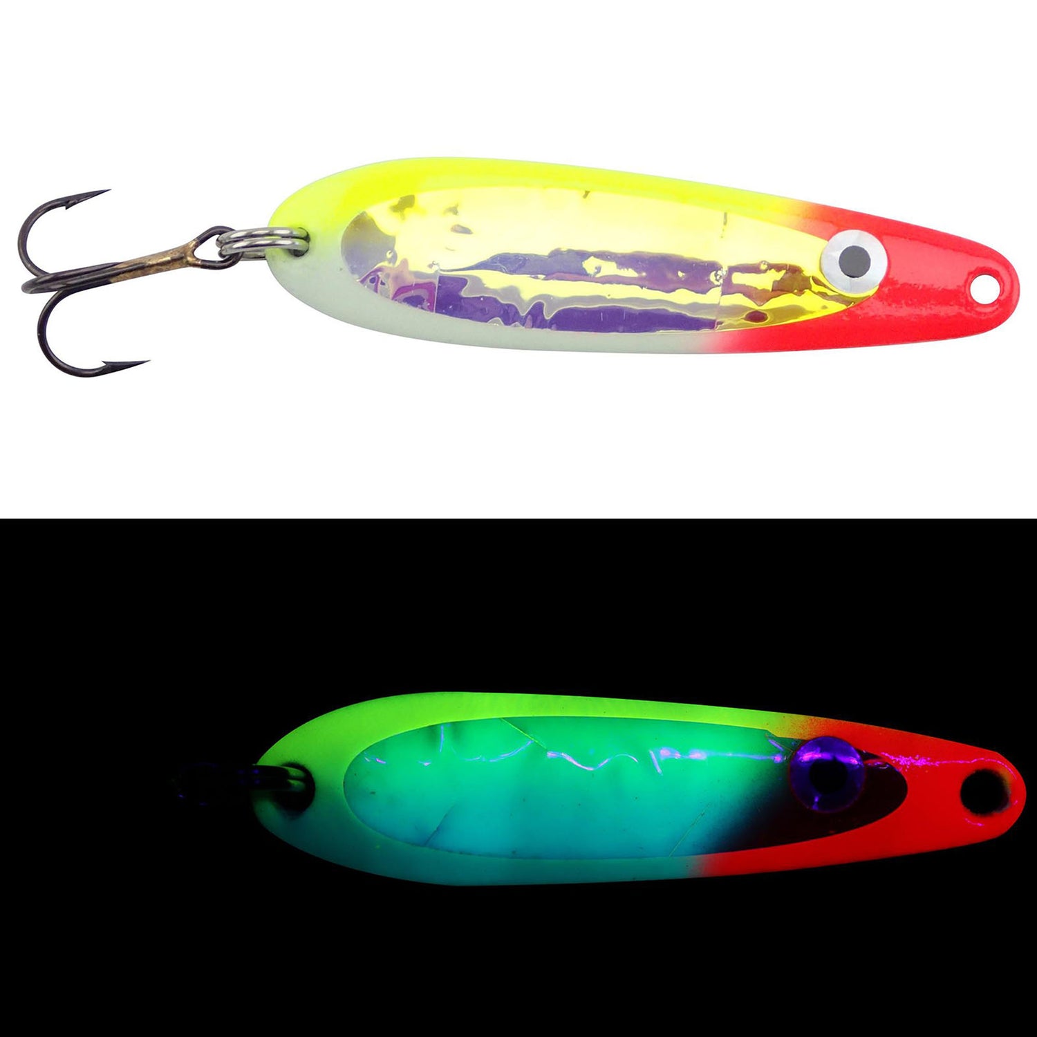 Moonshine RV Jigging Spoon - RV Tangerine Tiger / 3/8oz Moonshine RV Jigging Spoon - RV Tangerine Tiger / 3/8oz