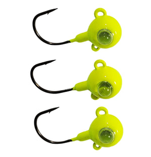 Rattlin' Google Eye Live Bait Jigs (3 Pack)