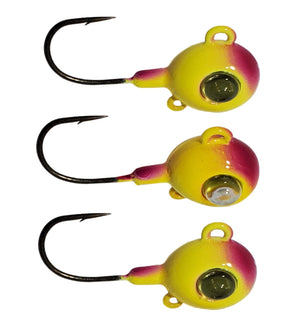 Rattlin' Google Eye Live Bait Jigs (3 Pack)