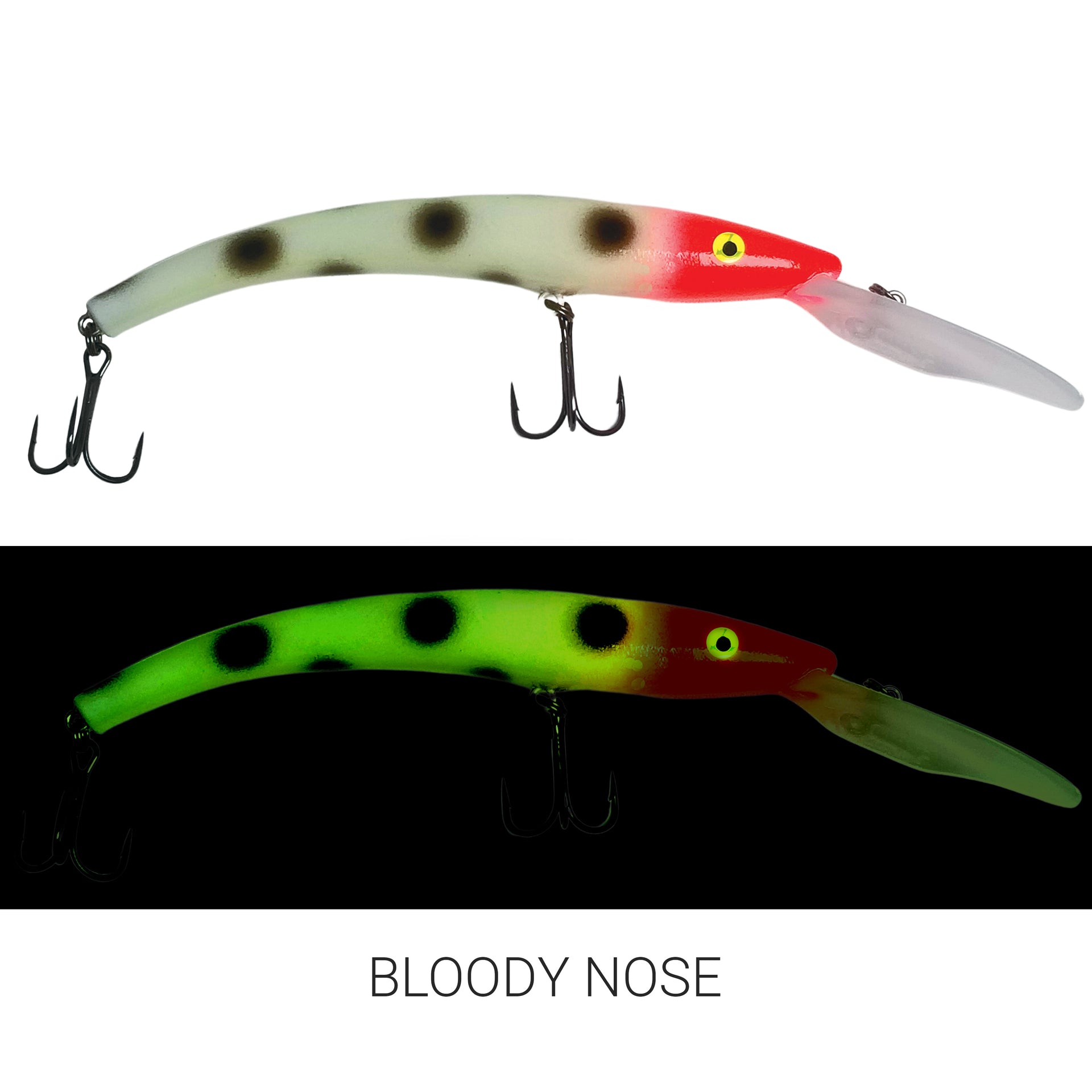bloddy nose trout lure 600 Series Reef Runner Moonshine Glow Deep Little Ripper – Acme Tackle  Company