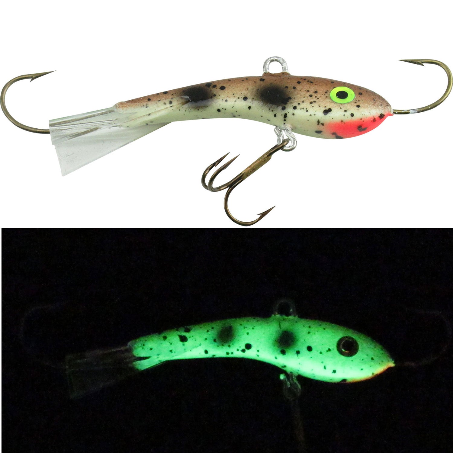 bottom fishing artificial lures 10Pcs Soft Bait Bionic Plastic Swimbaits with 3D Eyes, Realistic Fishing Lures Mock Lure Can Bounce for Saltwater Freshwater Blade High RPM Blades create maximal flash and thump without raising the Bottom Dweller when reeling at high speeds Motion Fishing | Seeker Bladed
