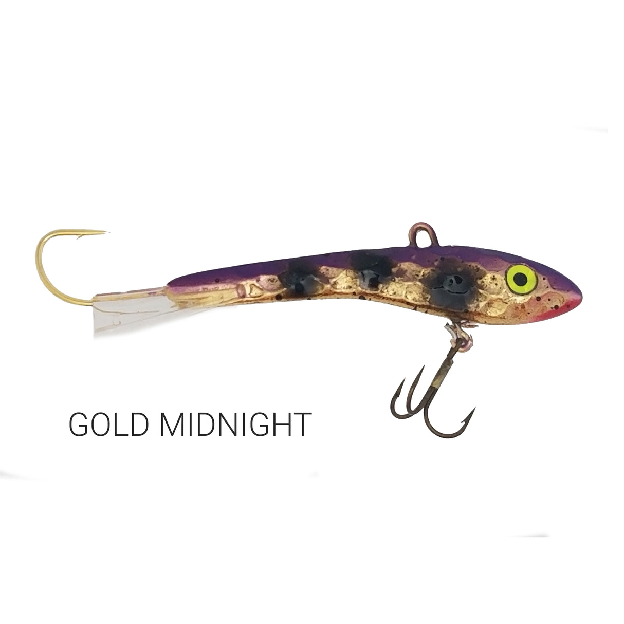 Moonshine Hammered Gold Shiver Minnow