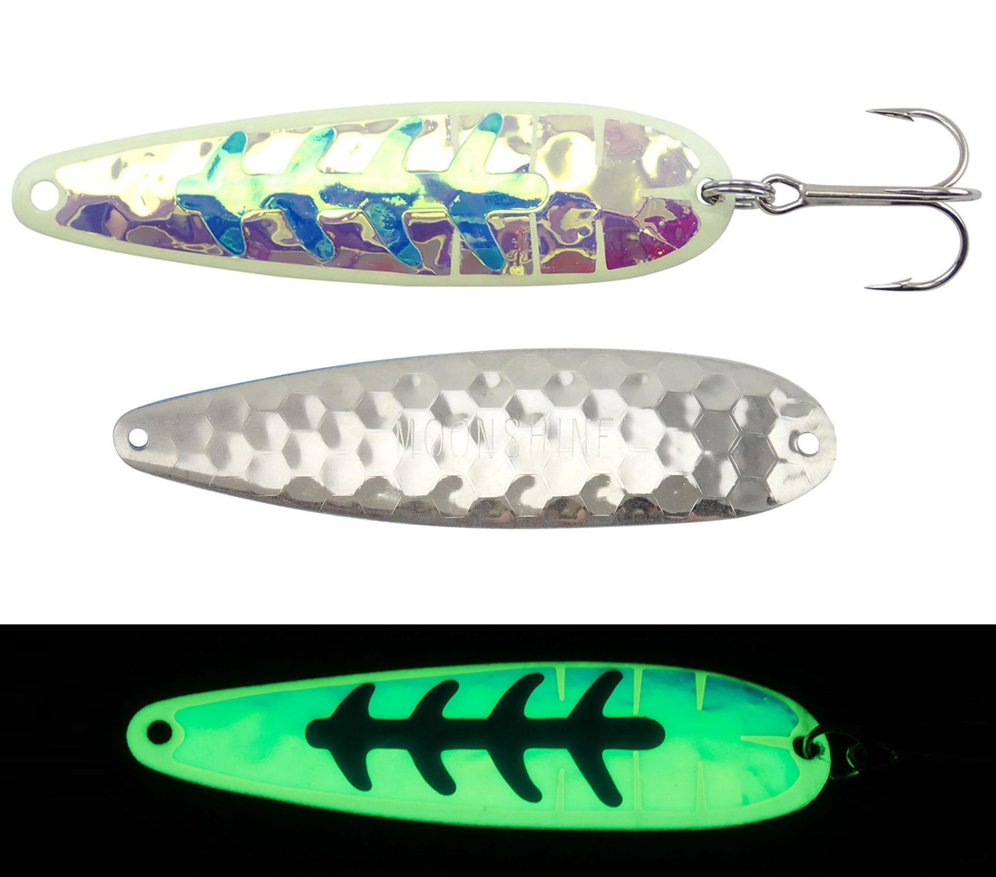 JB Spoons Great Lakes Trolling 3 3/4 Spoon Glow Color Sheboygan, WI New in Pack JB Spoons Great Lakes Trolling 3 3/4 Spoon Glow Color Sheboygan, WI New in Pack