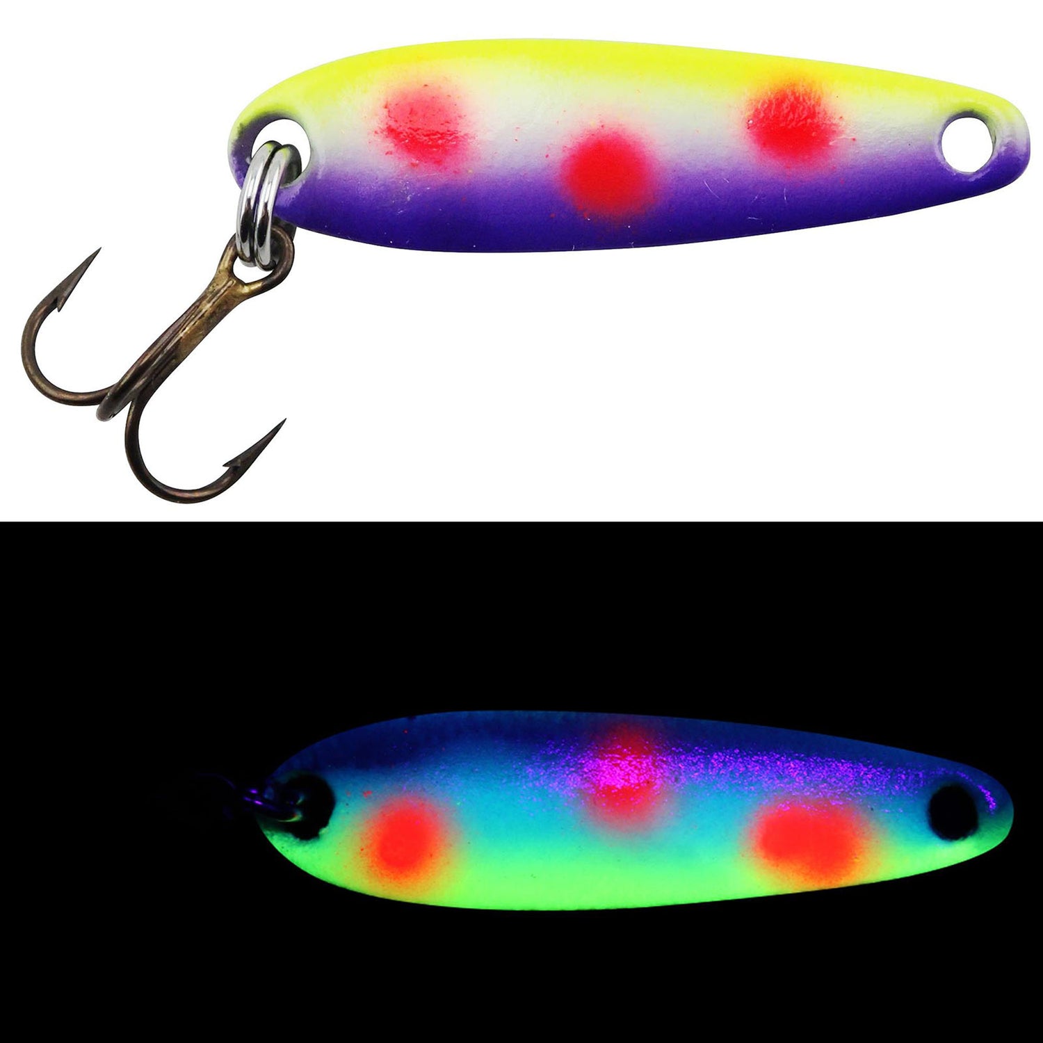 Moonshine Jigging Spoon: Red Grape; 3/8 oz