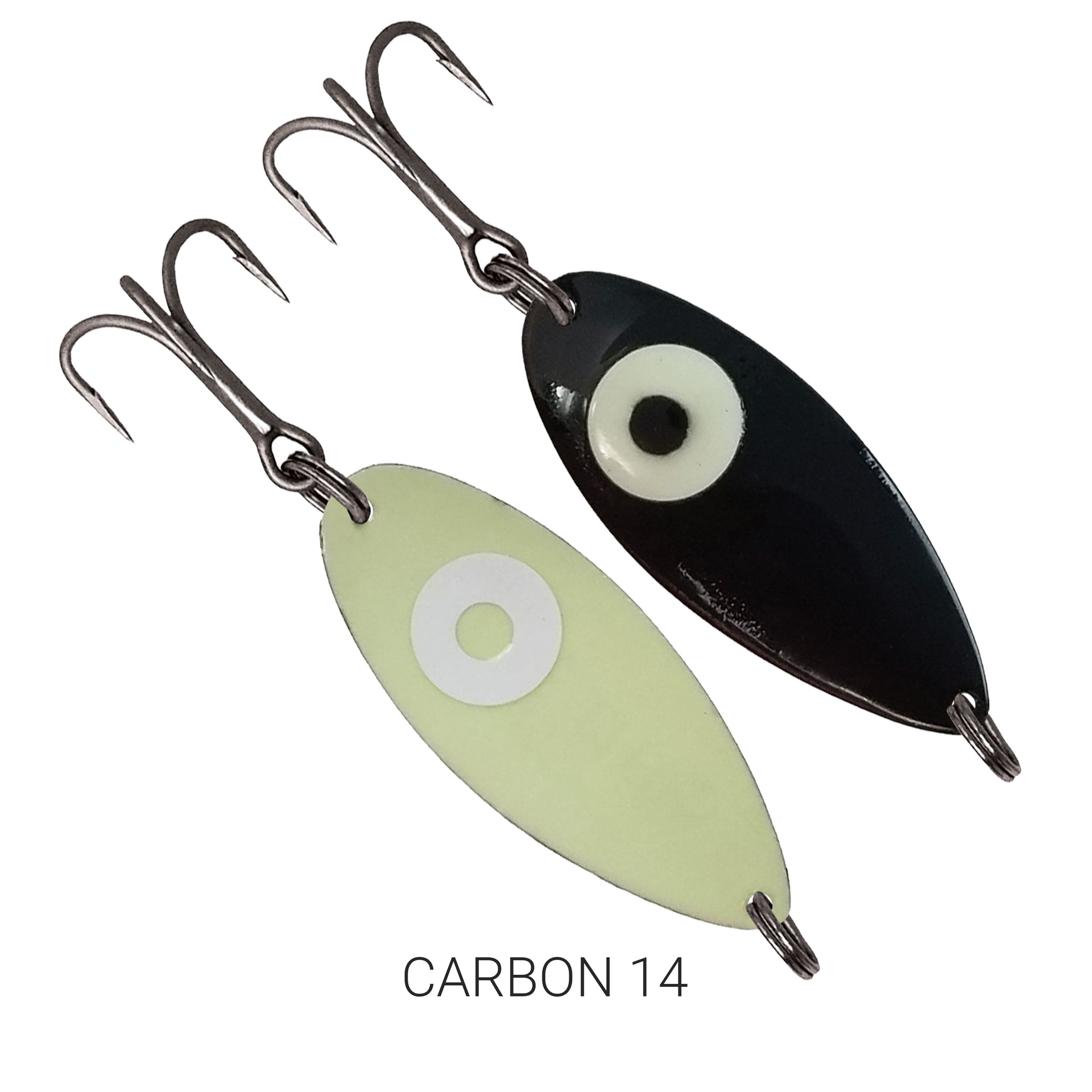 carbon 14 fishing lure Acme Tackle Little Cleo Moonshine Glow - 2/3 oz LOT OF 2 VINTAGE Size:#6-50 pcs Description The Moonshine Lures fishing hat toddler