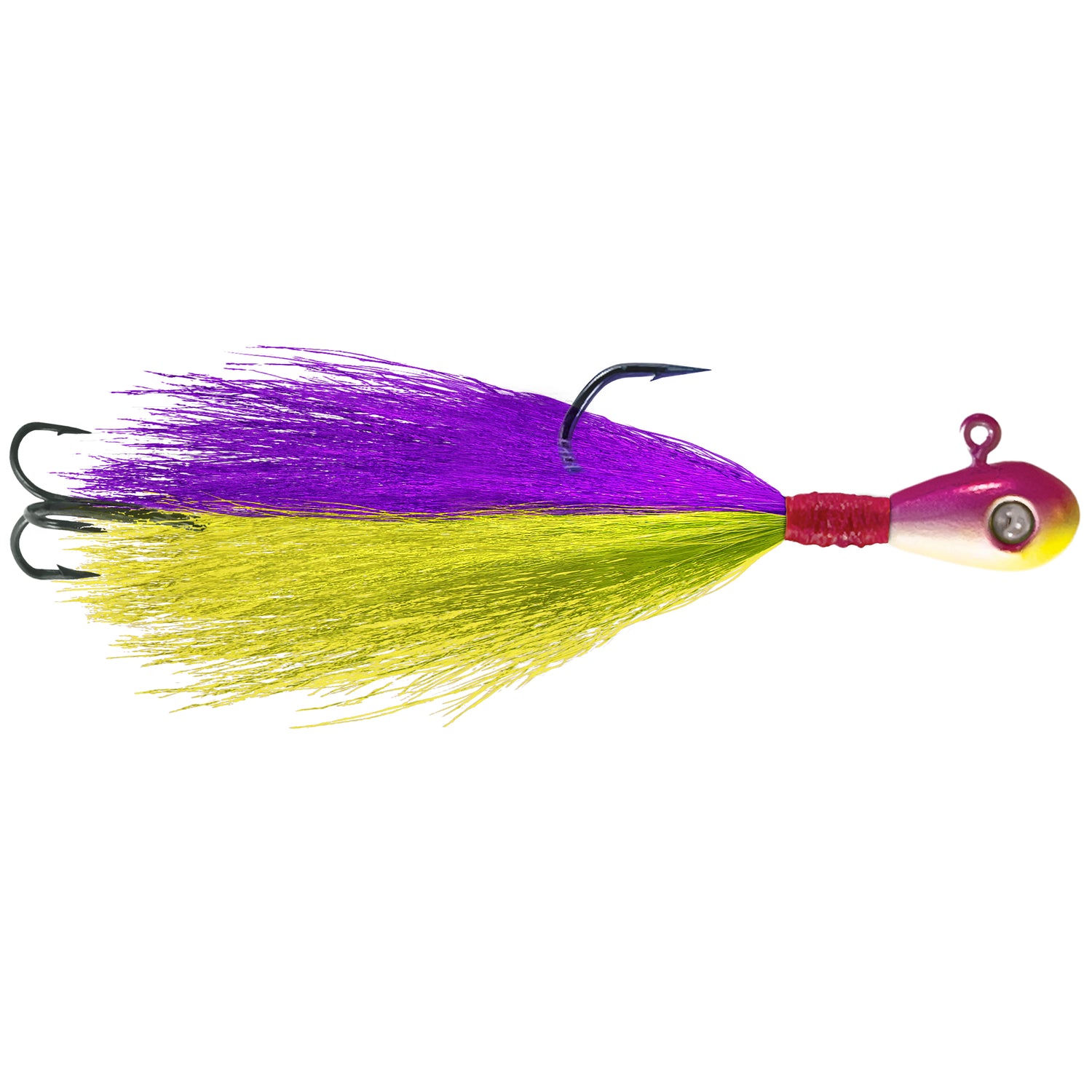 crystal fishing lure hair 6th Sense Pluck Jig 1/4 oz / Gum Minnow The Kalins 1/2 oz Purple Chartreuse Google Eye Hair Jig with patented Glass Rattle Shockwave System delivers enhanced strike 4 Underspin Silver Streak Bucktail