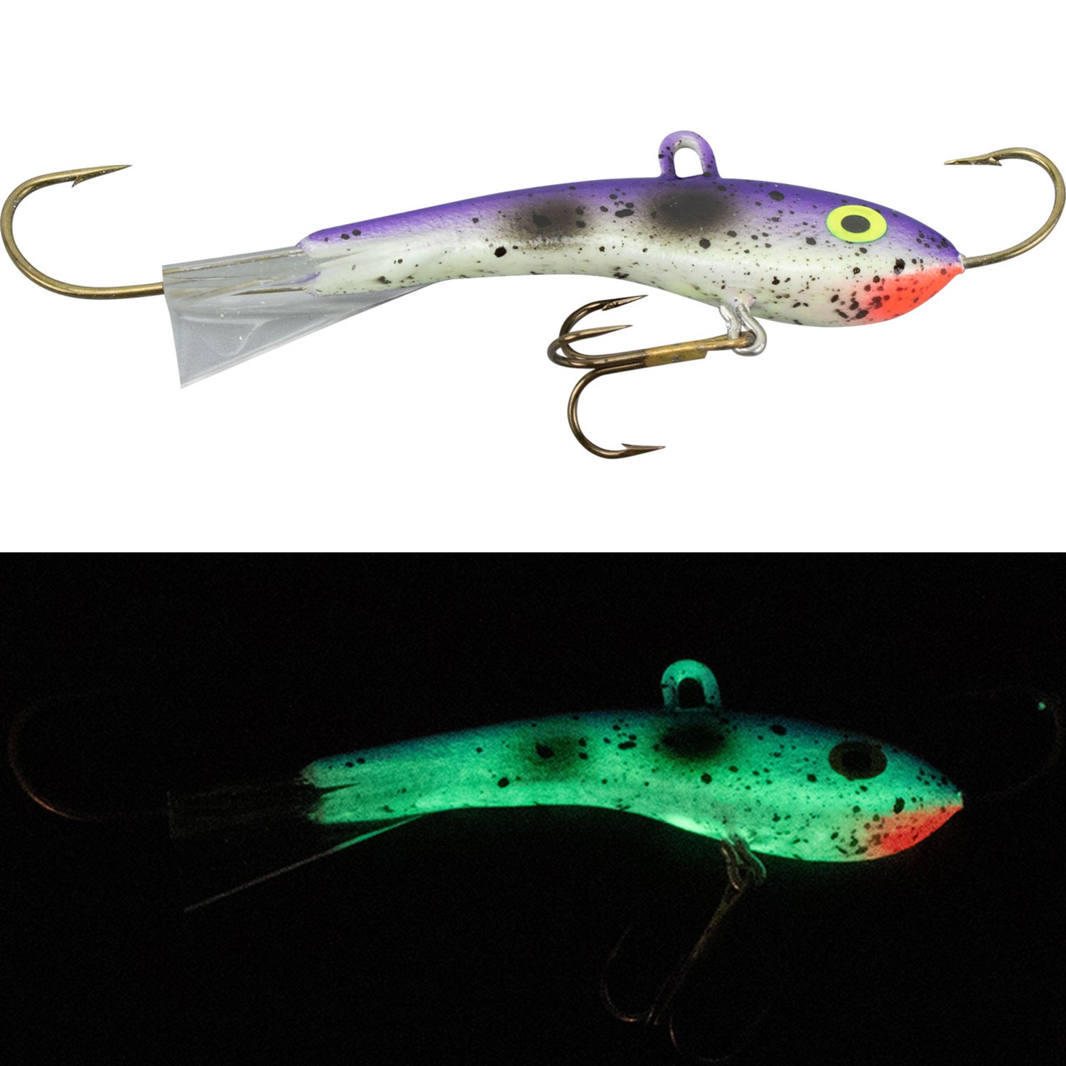 Moonshine Fat Bottom Shiver Minnow #1 / Purple Goby FB Shiver