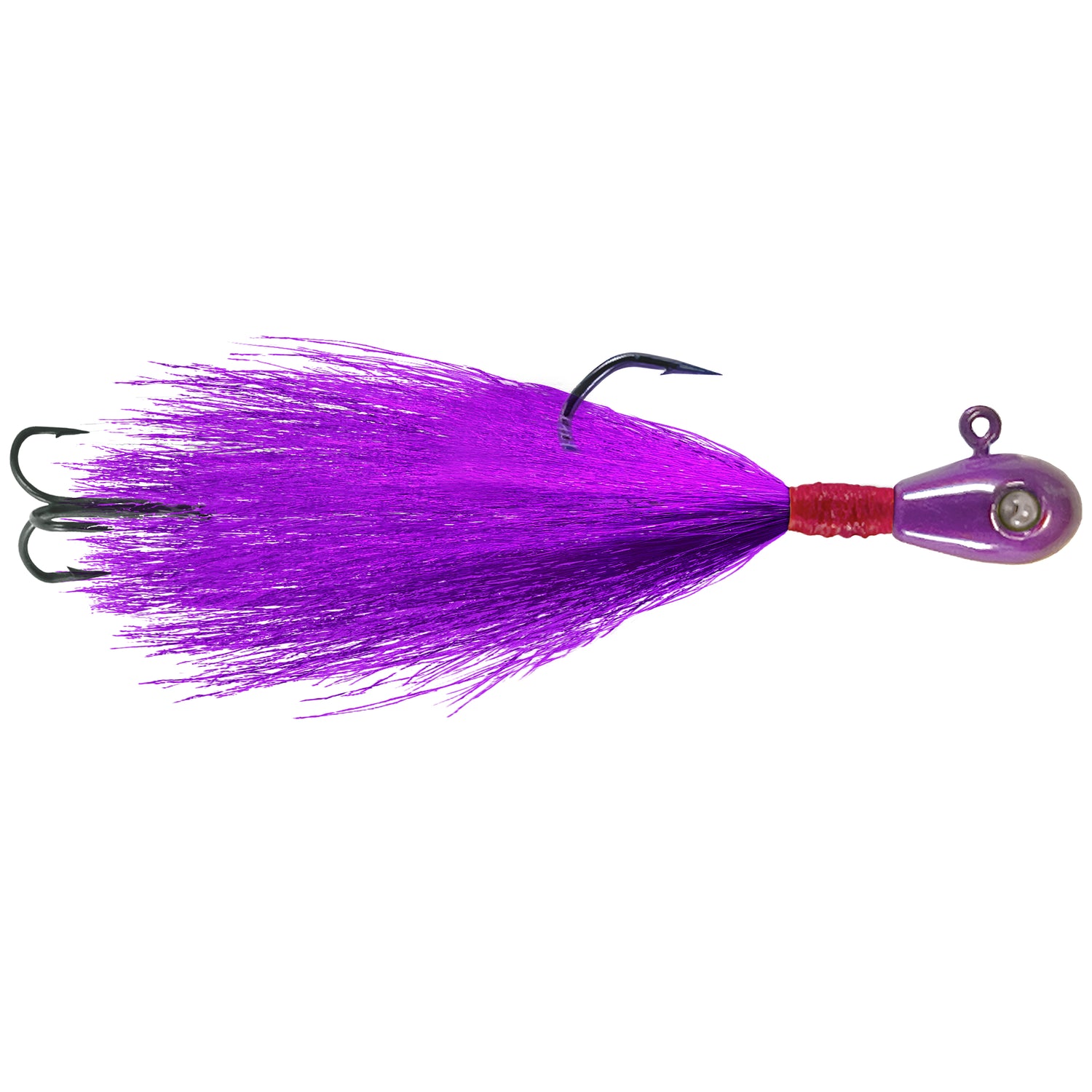Kalin's Google Eye Hair Jig, 1/2 Oz, Purple Kalin's Google Eye Hair Jig, 1/2 Oz, Purple