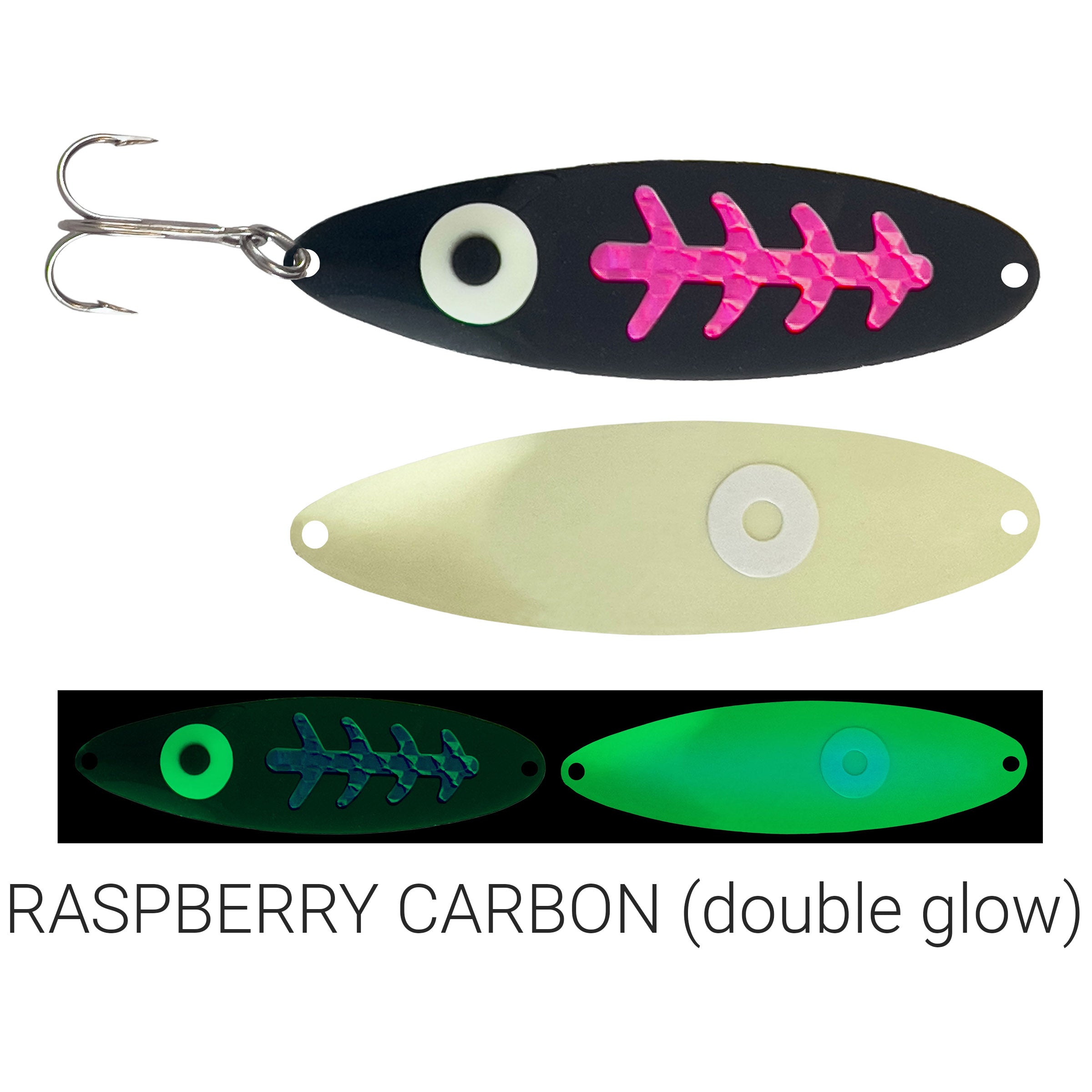 Moonmaster Double Glow Series | Moonshine Lures | Trolling Spoon