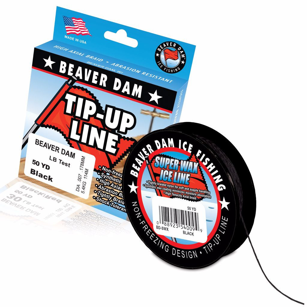 Beaver Dam Super Wax Tip-Up Line - 30 lb.