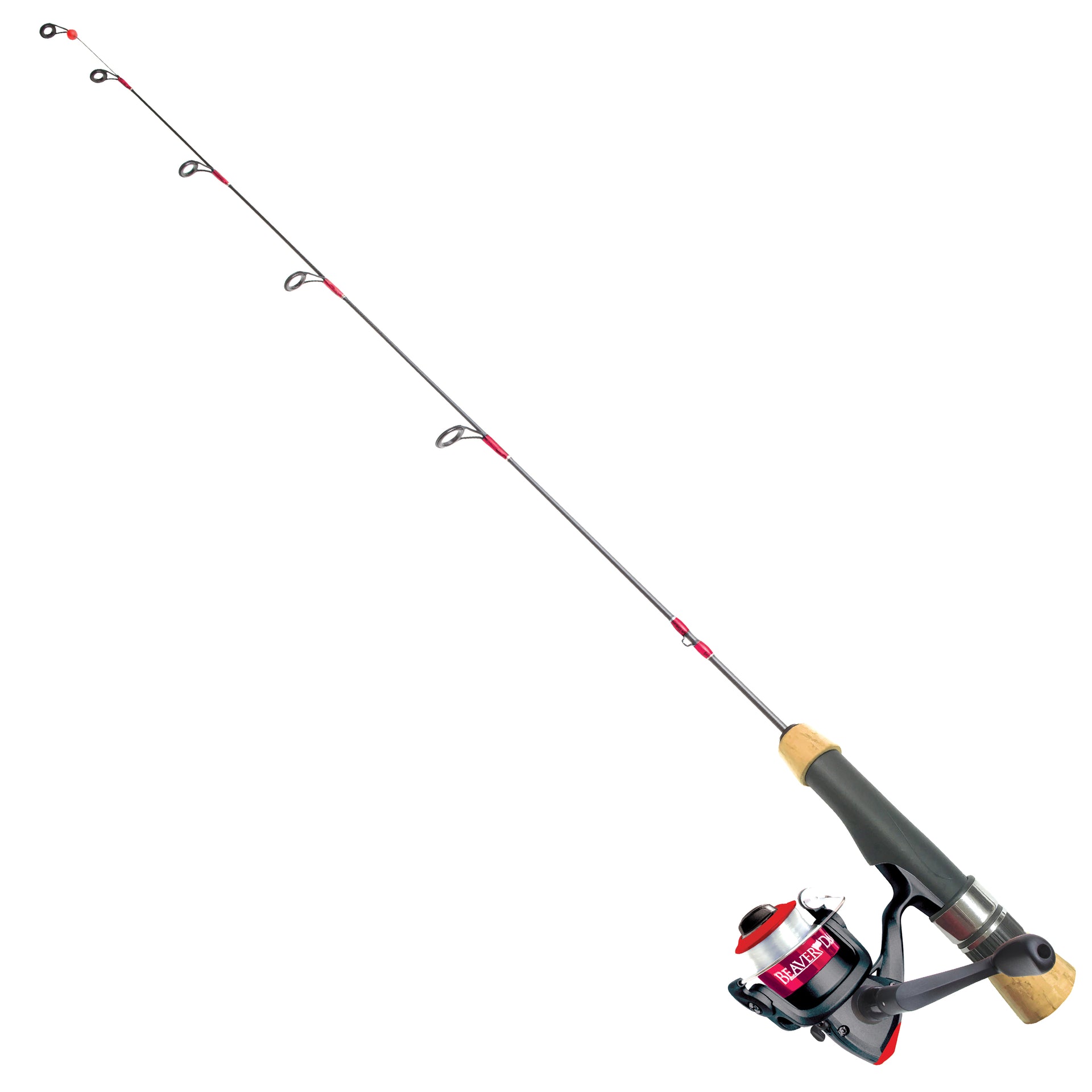 clam genz ice fishing rods combo 26 Beaver Dam - Beaver Dam Titanium Tip Stick Combo