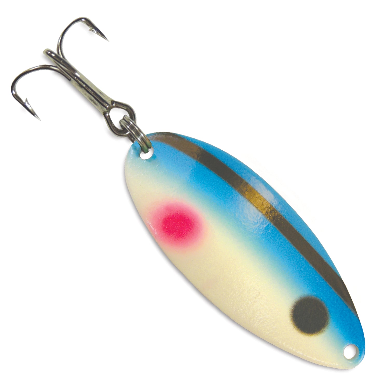 Acme Little Cleo Spoon: Super Glow Blue Digger; 3/4 oz