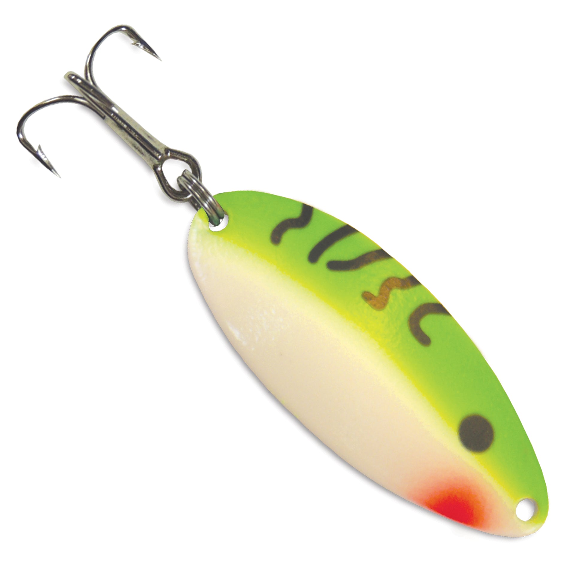 Acme Little Cleo Spoon Super Glow Green Digger; 3/4 oz