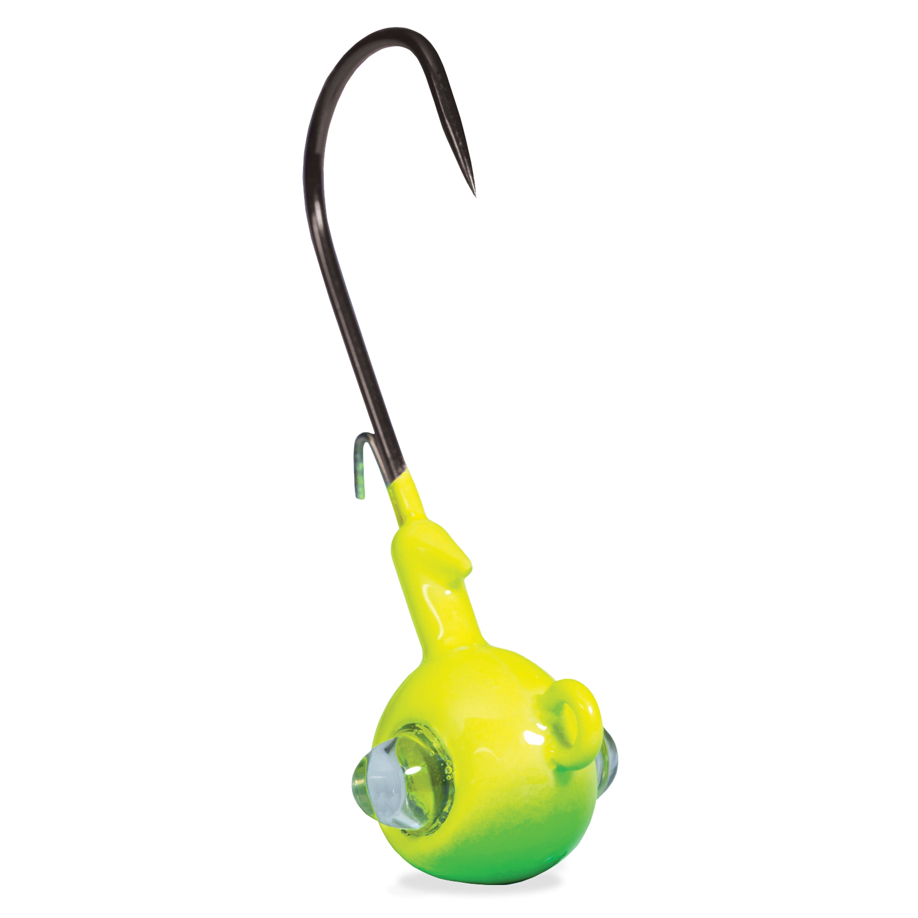 Kalin Rattlin' Google Eye Jig, Chartreuse/Green / 1/4 oz.