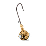 Kalin's Rattlin' Google Eye Jigs (3 Pack) in Hammered Silver, Copper, Gold with High Carbon Steel Hook Kalin's Rattlin' Google Eye Jigs (3 Pack) in Hammered Silver, Copper, Gold with High Carbon Steel Hook