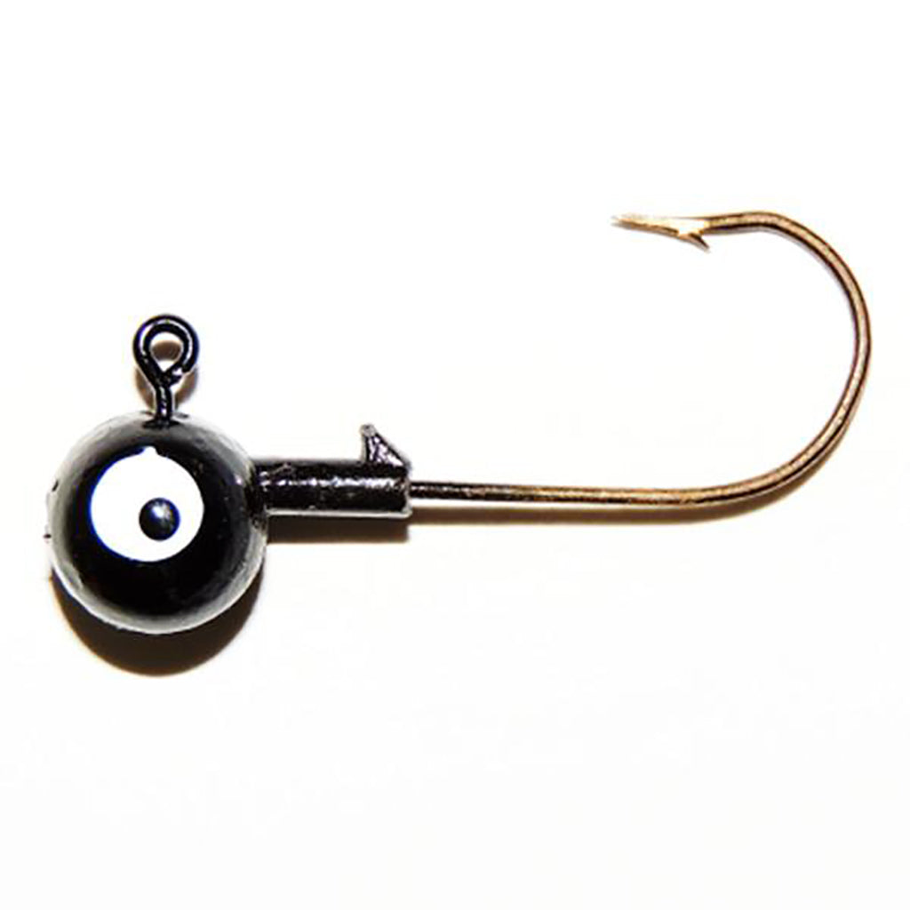 Painted Round Jig Heads - 1/4 oz. - 100 count, 1 ounce jig heads