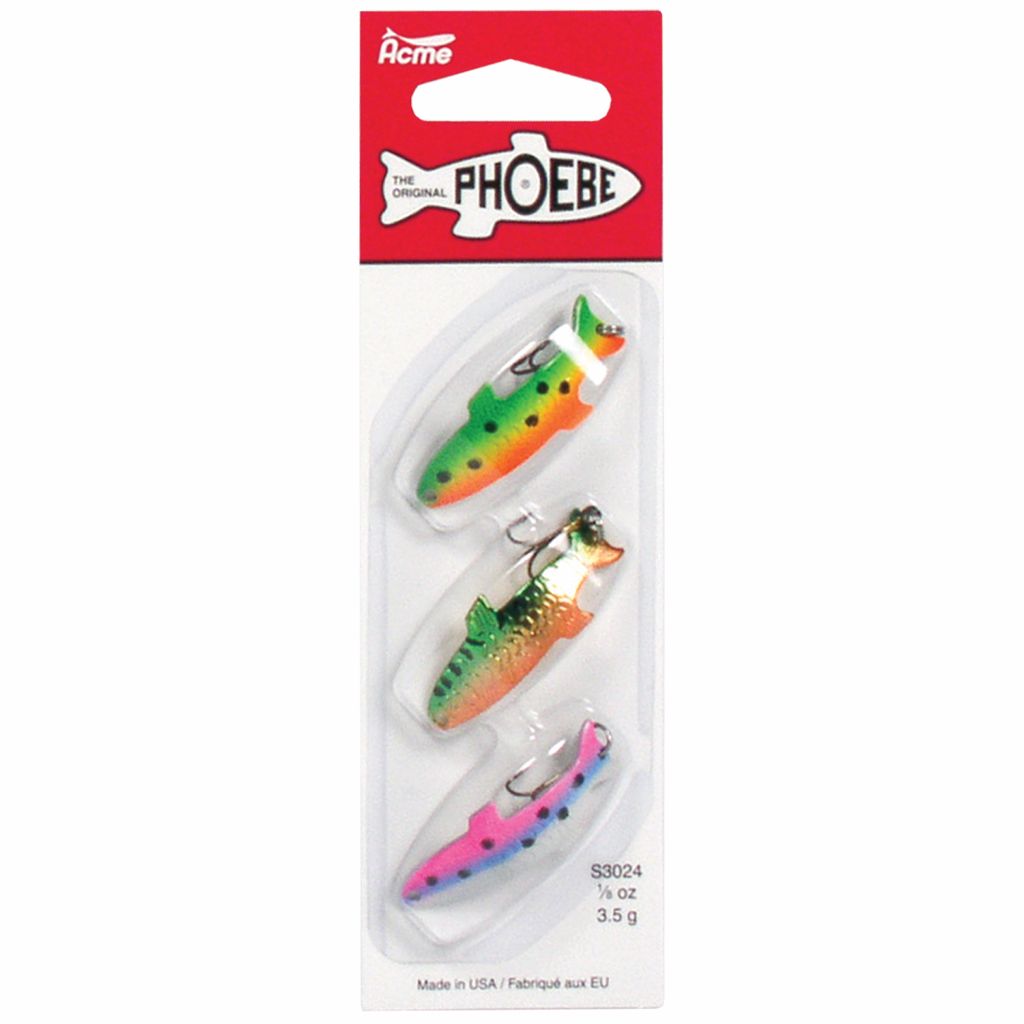 Acme Tackle - Deluxe Phoebe 1/12 Ounce-3 Pack - Acme Tackle Company