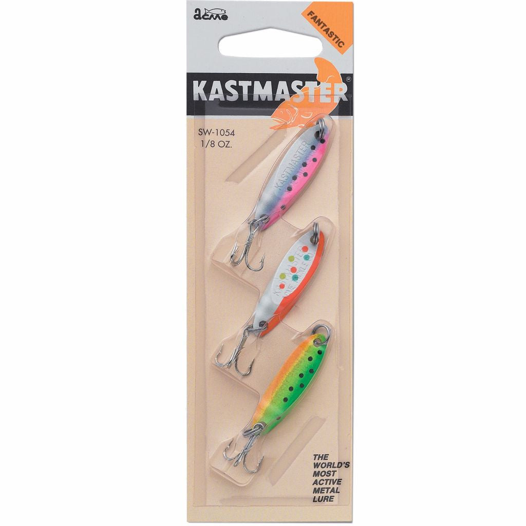 Acme Tackle KASTMASTER Fishing Lures - Plain 3/Pack - 1/4 Ounce