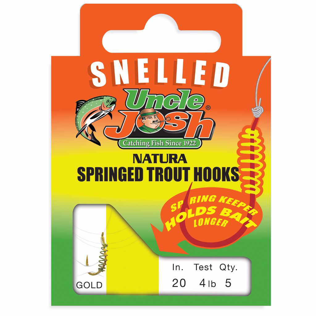 Uncle Josh Snelled Spring Trout Hooks #12